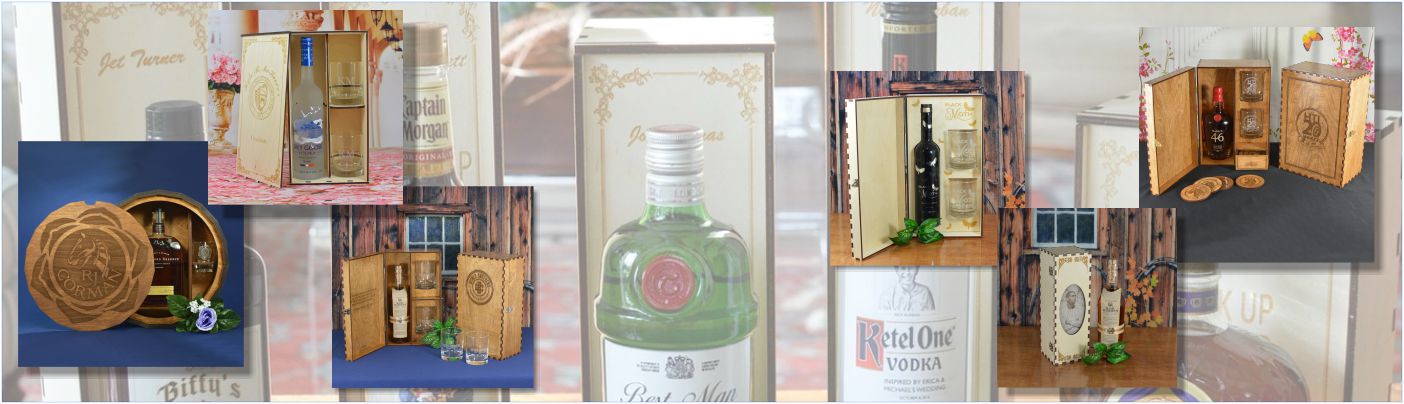 Spirits Gift Boxes and Glassware